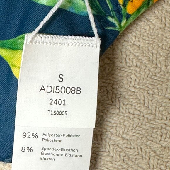 Cupshe One-Shoulder Tankini + Lemon Tie-Side Bikini Set Womens Small Black/Blue - Picture 5 of 8